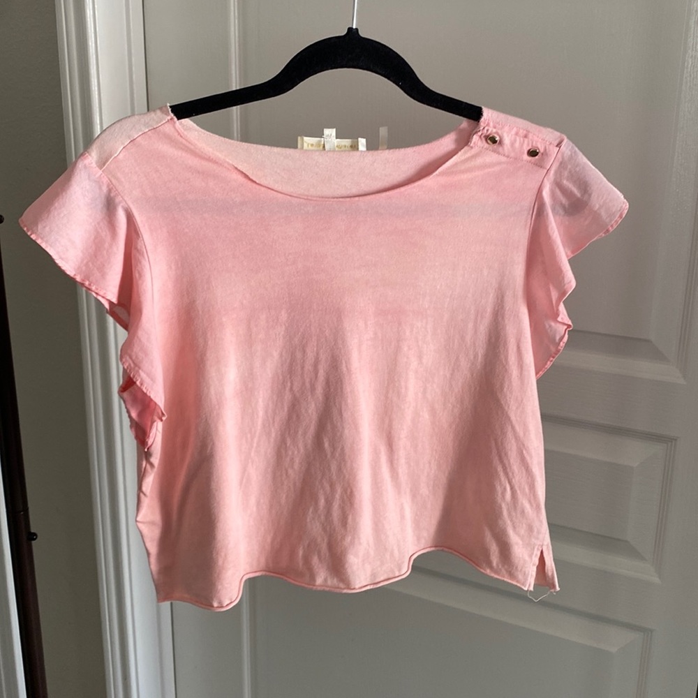 LoveShackFancy Rubin Cropped T-Shirt